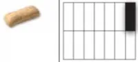 Grille standard inox tefloné 14 divisions ; 180 - 430gr ; 72x205mm